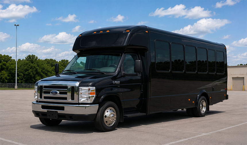 20-passenger minibus for charter in Weston, FL